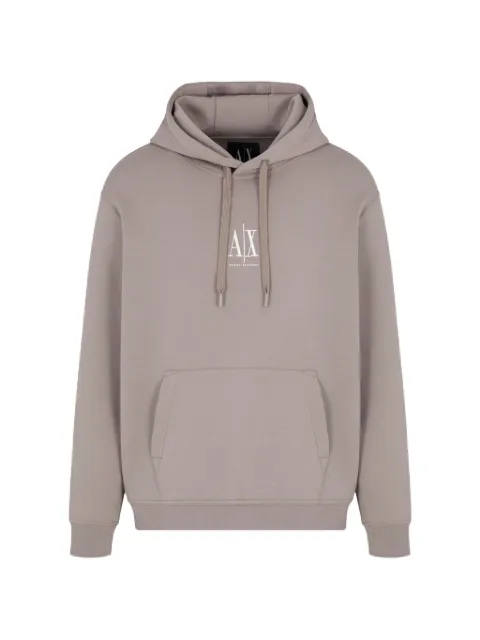 Armani Exchange logo-detail hoodie 
