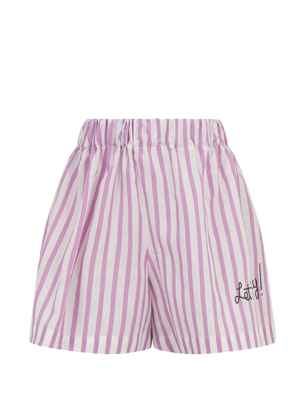 Simonetta Kids' Striped Shorts In Pink