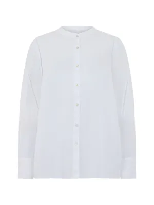 120% Lino ロングスリーブ リネンシャツ | ホワイト | FARFETCH JP