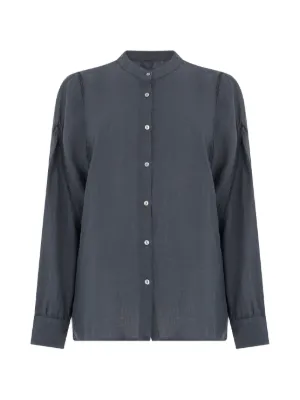 Merci Sheer Cotton Shirt | Blue | FARFETCH