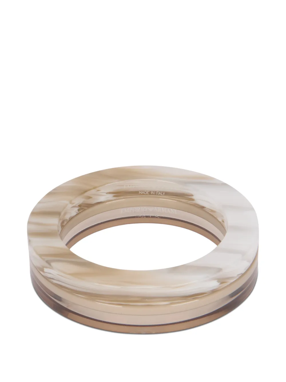 Emporio Armani marbled bracelet - Neutrals