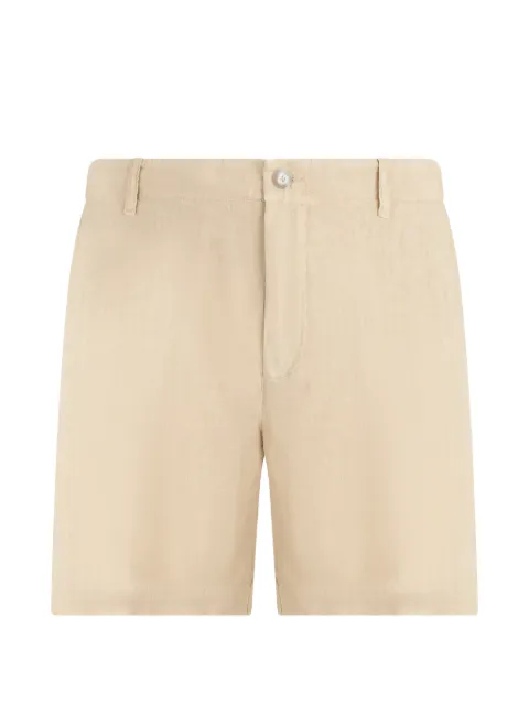 120% Lino elasticated-waist shorts