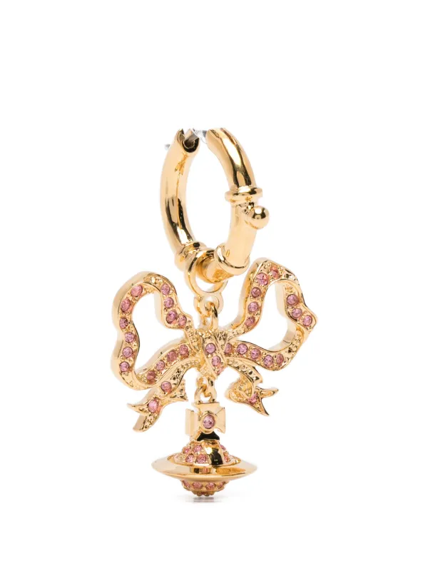 Vivienne Westwood Florindella Bow Earrings in Gold