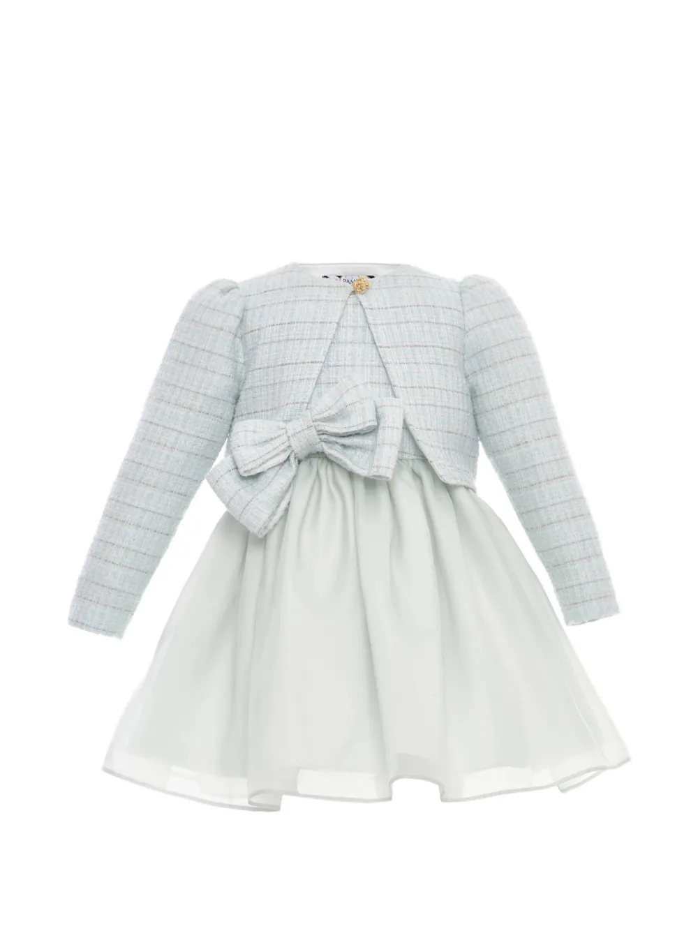 Dress & Fleur bow dress and jacket set - Blu