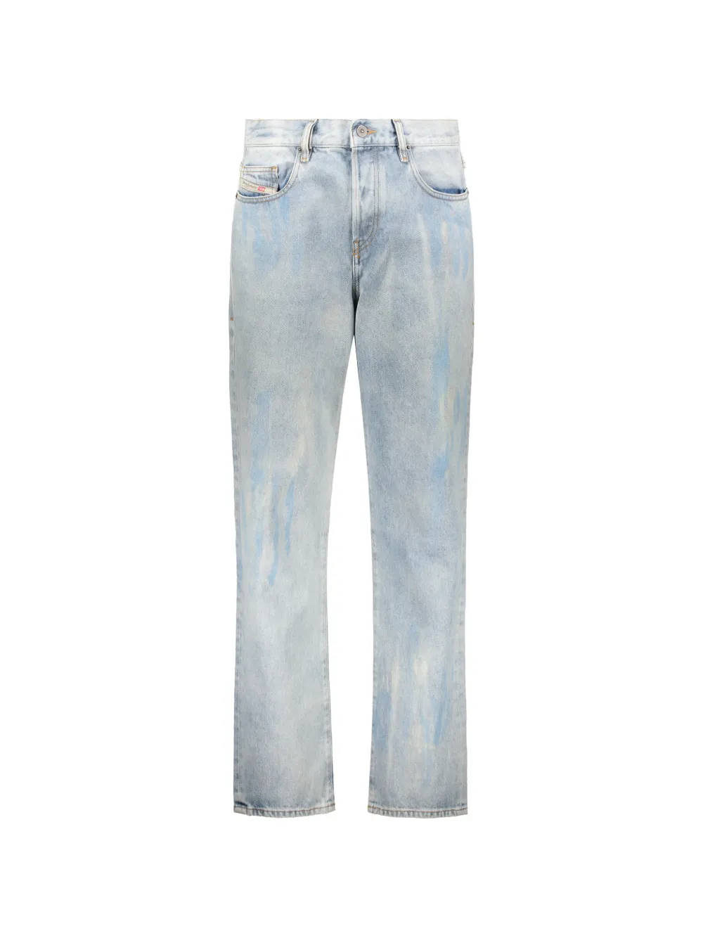 Diesel five-pocket straight-leg jeans - Blu