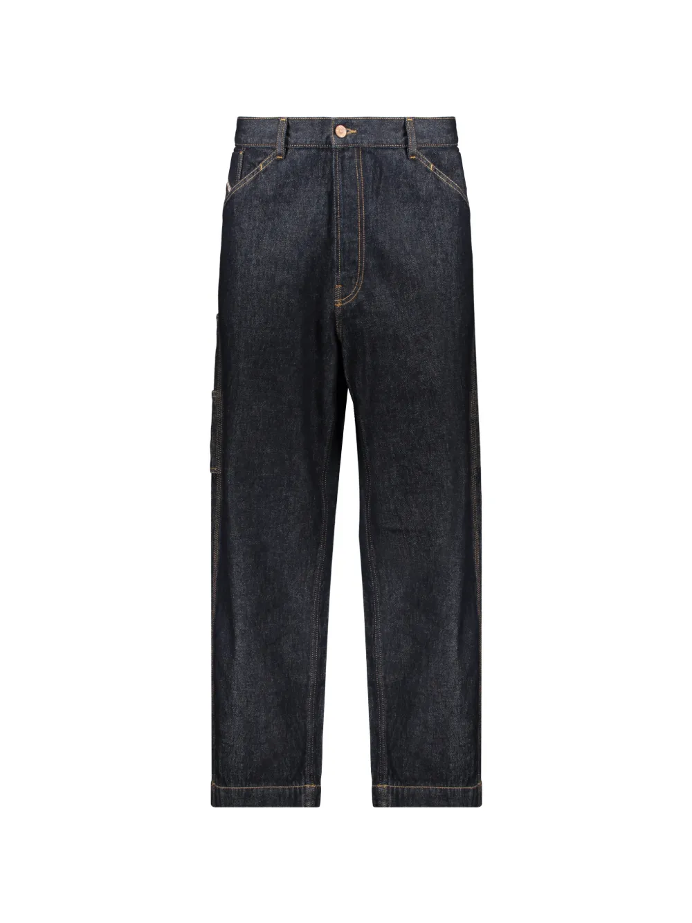 Diesel five-pocket straight-leg jeans - Blu