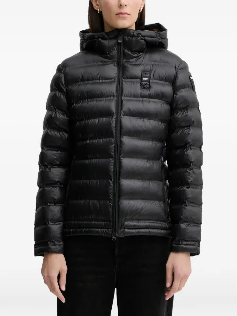 Blauer hooded padded jacket