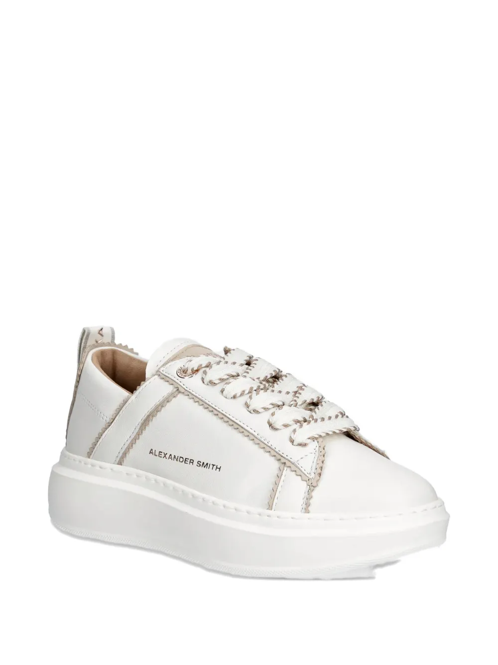 Alexander Smith Wembley stitched-trim sneakers Wit