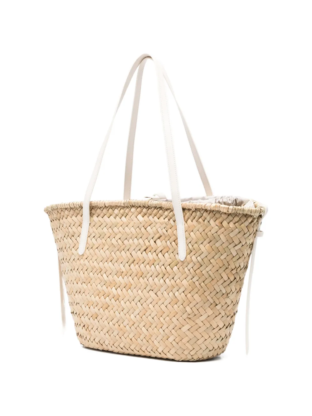 Woven Drawstring Shoulder Bag