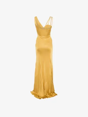 v neck red dress V-Neckline Satin A-line Bridesmaids or Evening 7472 up back adds an gold sequin bridesmaid dresses Aurora Sequins Midi Dress Size:32 Inch
