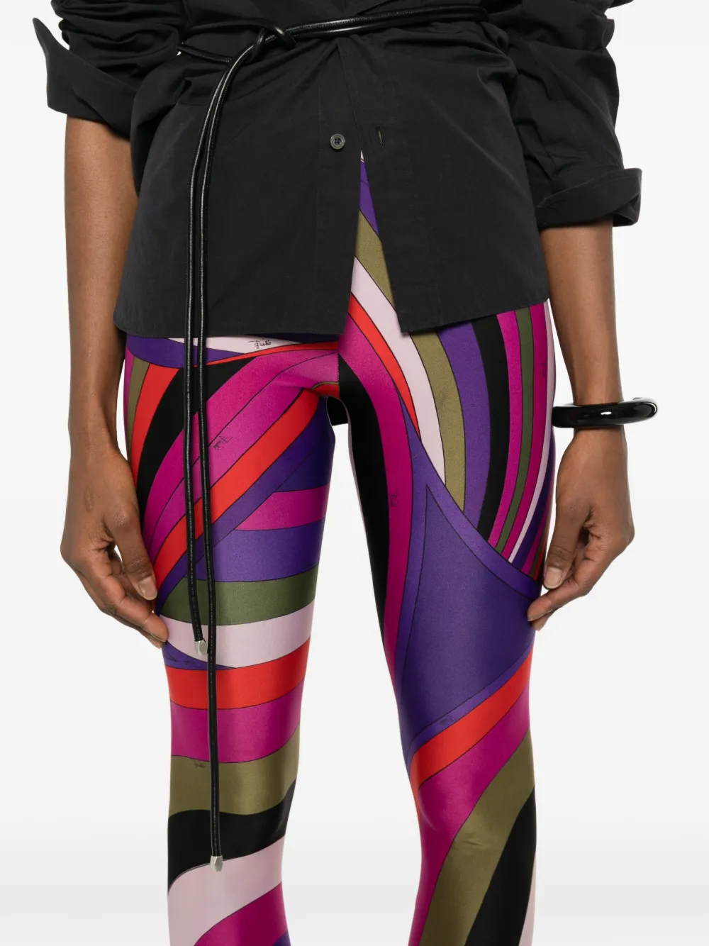 Abstract-Print Leggings