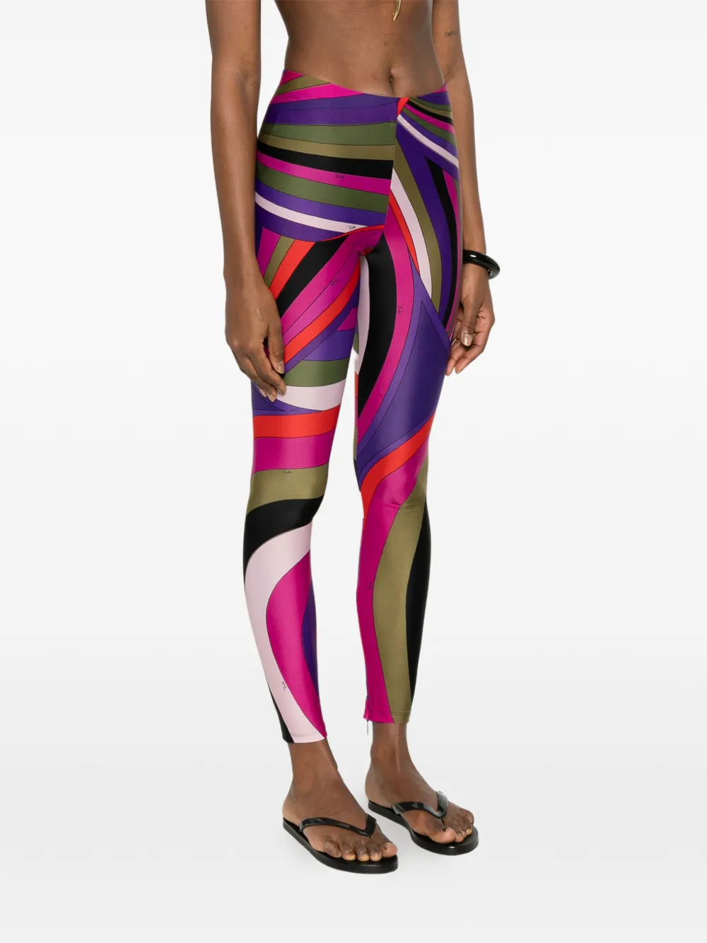 Abstract-Print Leggings