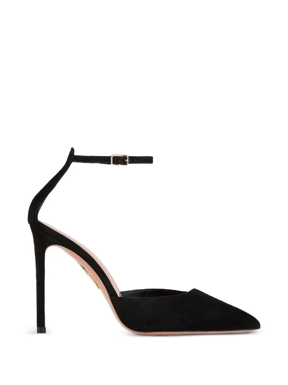 Aquazzura x Alex Rivière 105mm D'orsay pointed ankle-strap pumps - Nero