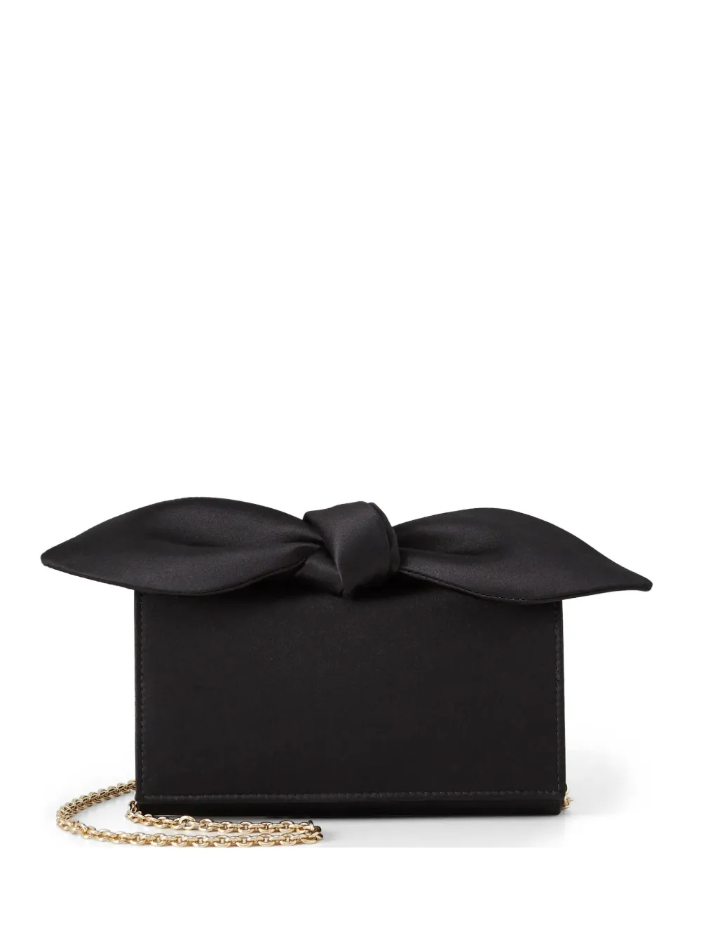 Aquazzura bow tie clutch bag - Nero