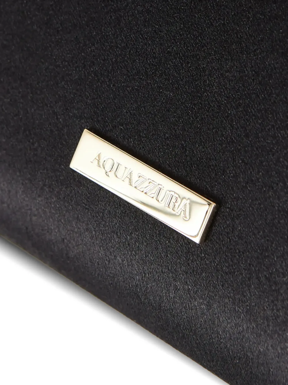 Aquazzura Clutch met strik Zwart
