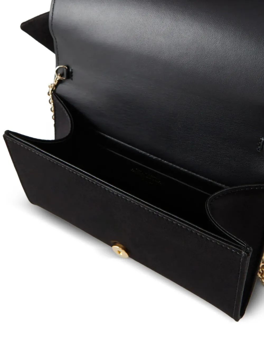 Aquazzura Clutch met strik Zwart