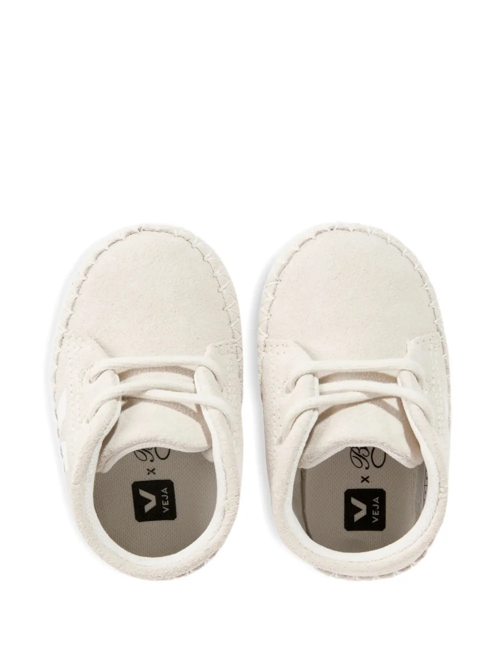 VEJA Kids Suède babyschoentjes Beige