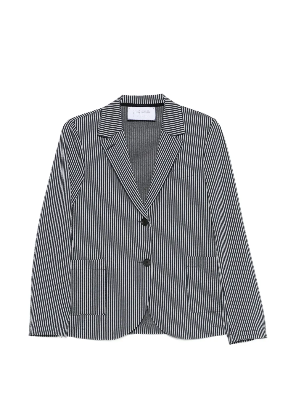 Harris Wharf London striped pocket jacket - Blu