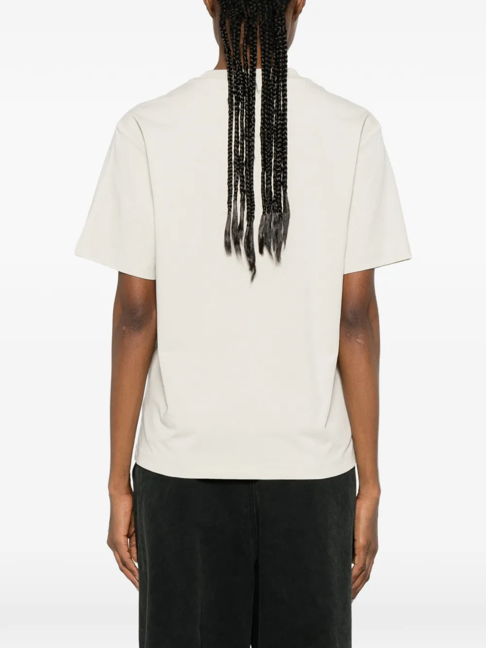 adidas by Stella McCartney x adidas x Stella McCartney T-shirt met logo Beige