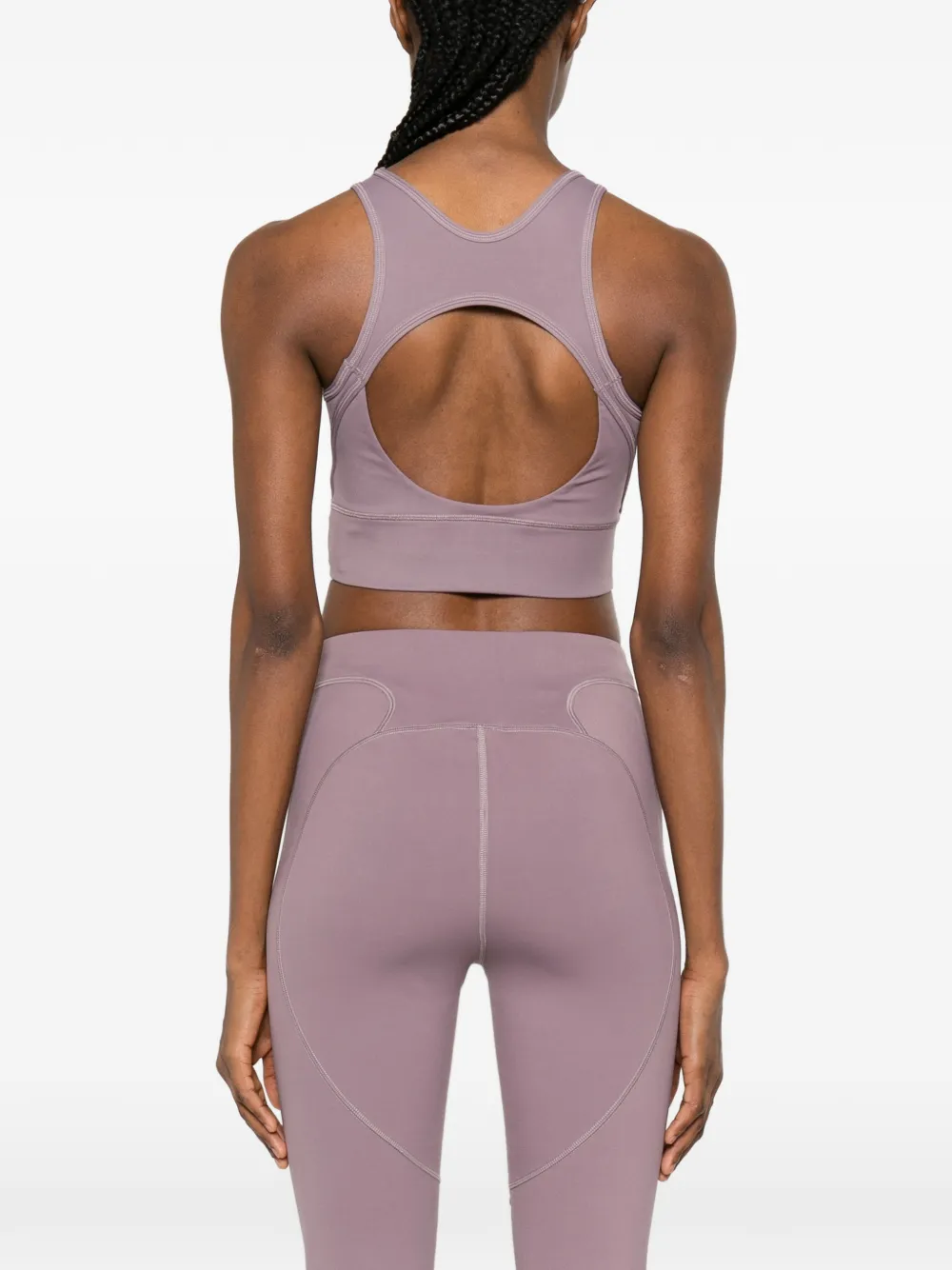 adidas x Stella McCartney top met vlakken Paars