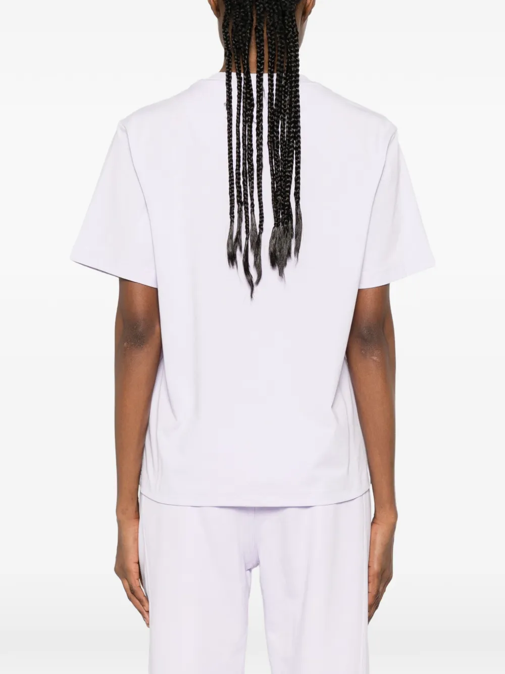 adidas by Stella McCartney T-shirt met logoprint Paars
