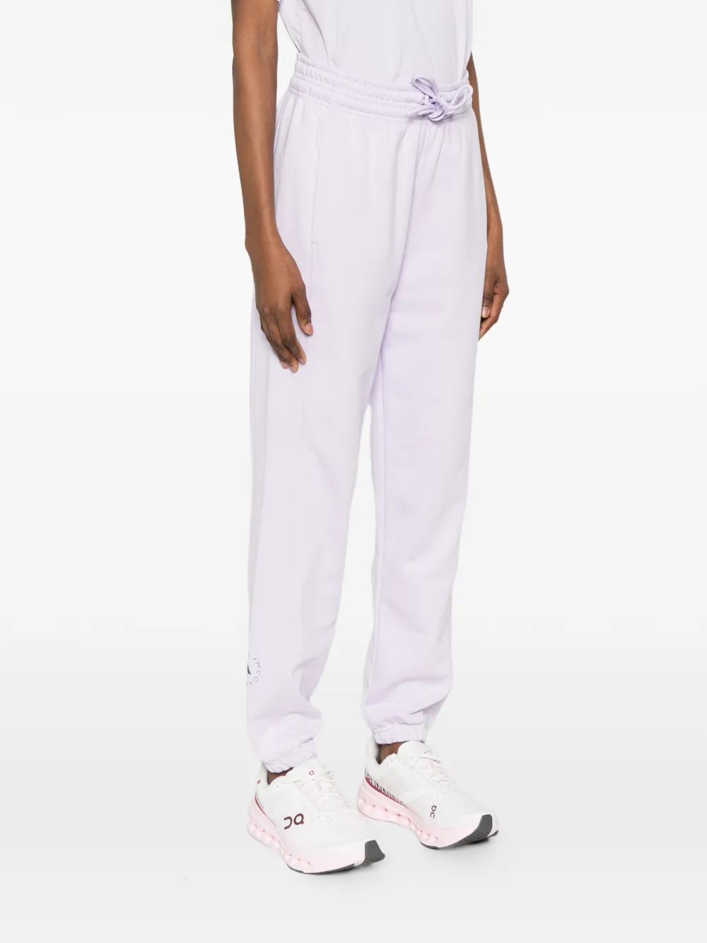 adidas by Stella McCartney Trainingsbroek met trekkoord Paars
