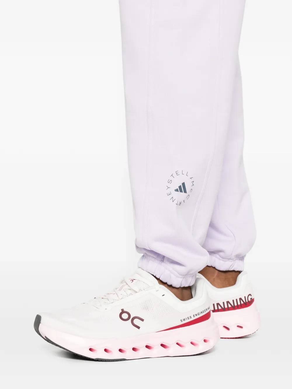 adidas by Stella McCartney Trainingsbroek met trekkoord Paars