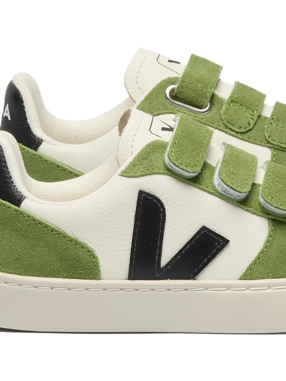 VEJA Kids V-10 suede sneakers Groen