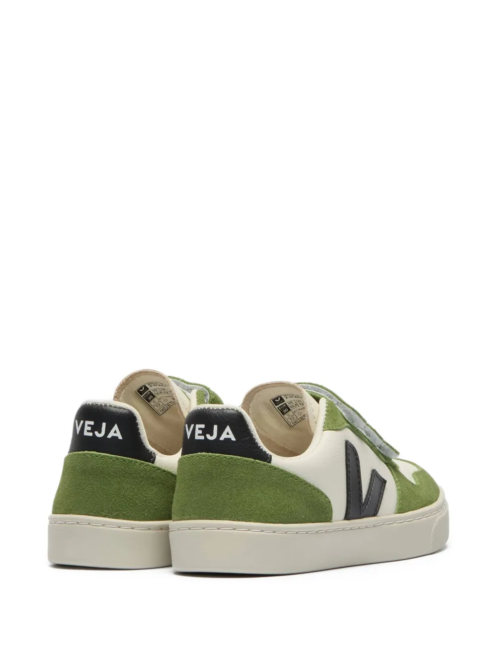 VEJA Kids V-10 suede sneakers Groen