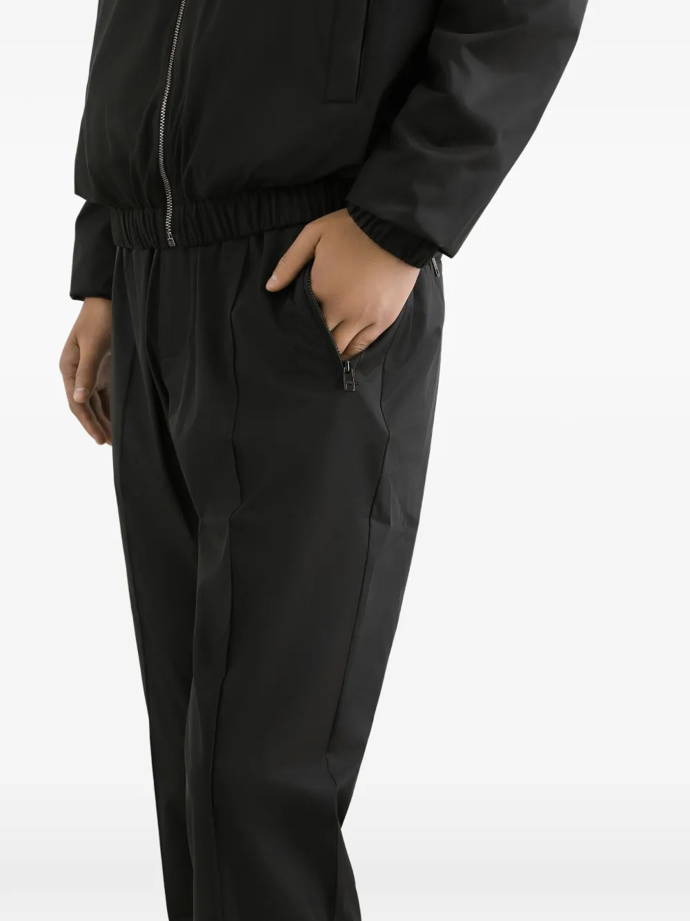 Dolce & Gabbana Broek met trekkoordtaille Zwart