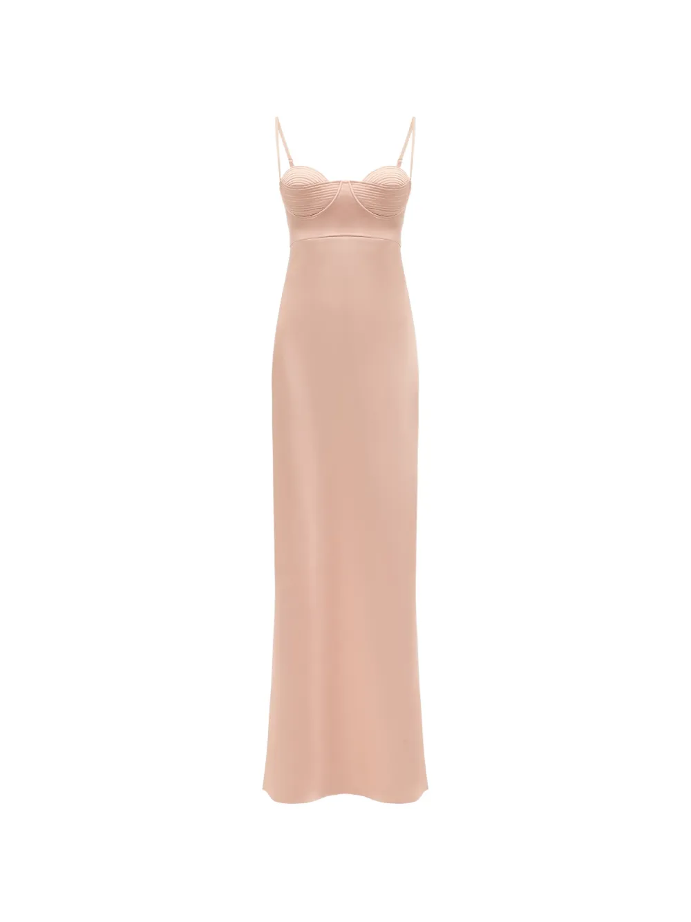 Anna October Octavia bustier slip maxi dress - Rosa