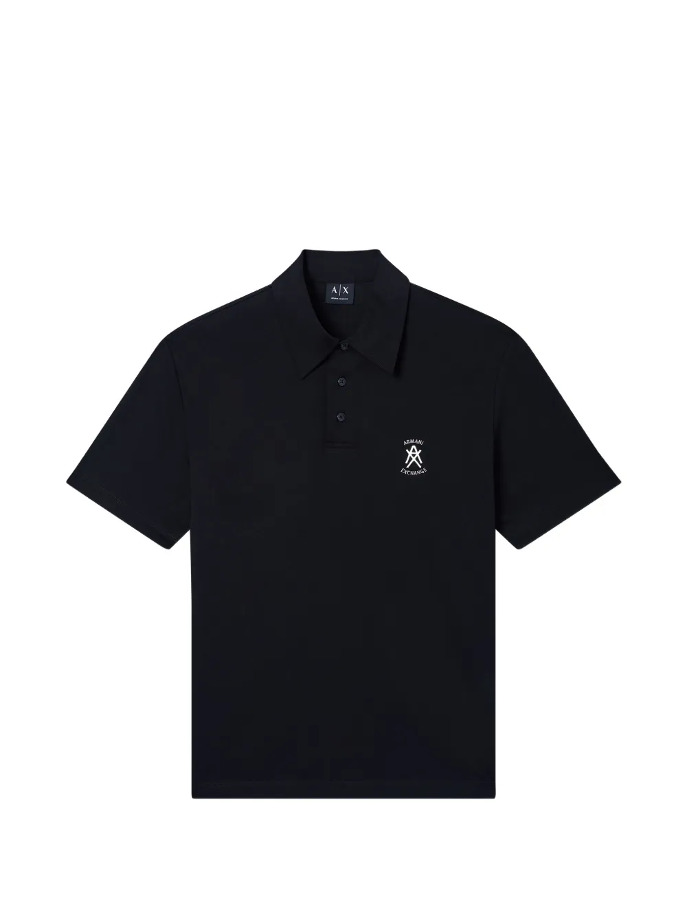 Armani Exchange logo-detail polo shirt - Nero
