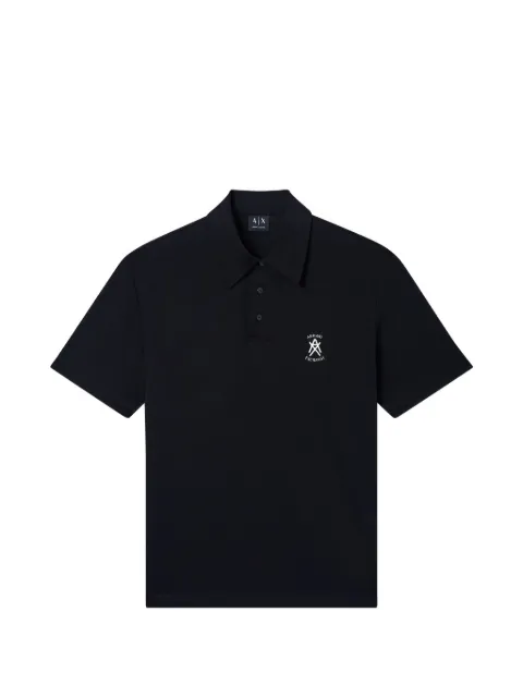Armani Exchange logo-detail polo shirt