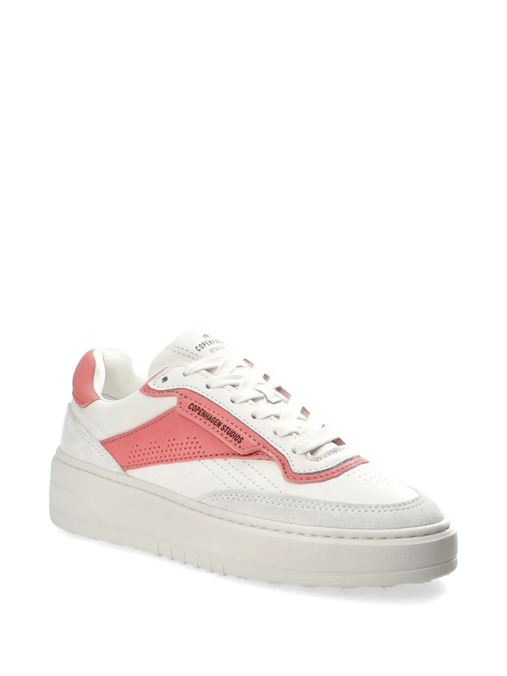 Copenhagen Sneakers met geperforeerd detail Wit