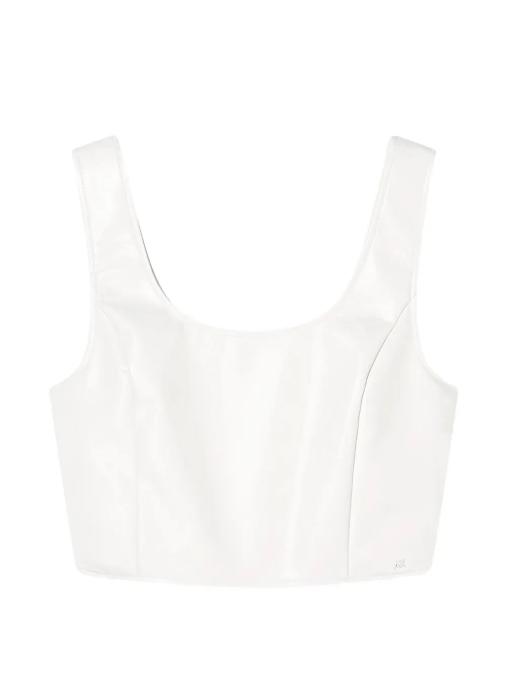 Armani Exchange Top in technische stof Wit