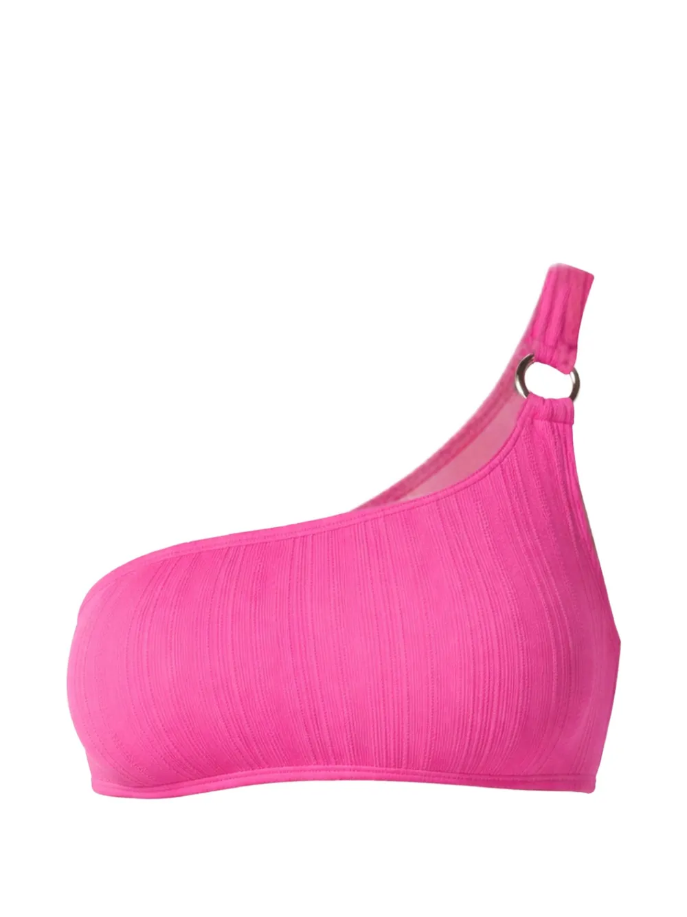 Michael Michael Kors one-shoulder ring bikini top - Rosa