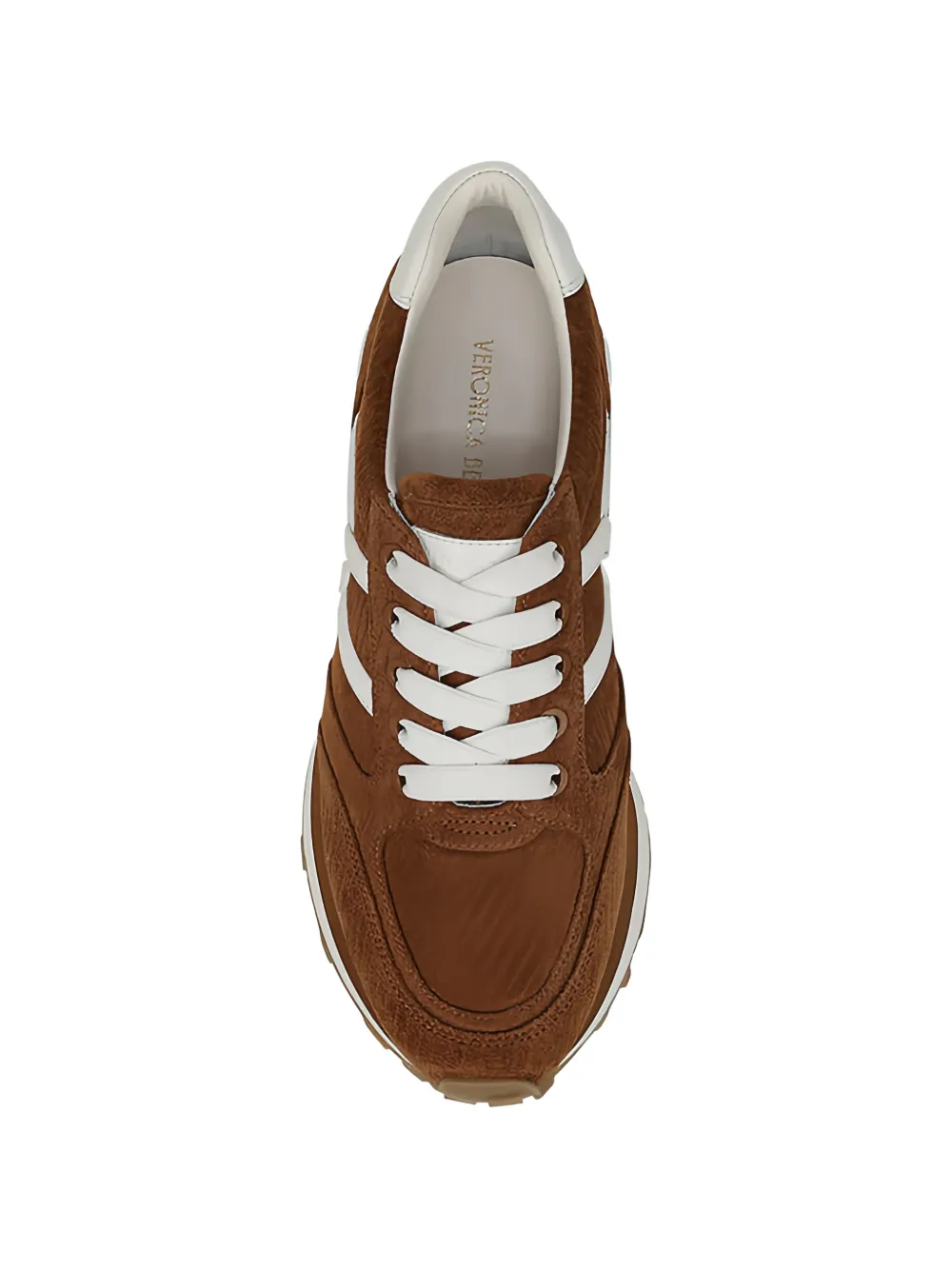 Veronica Beard Valentina applique lace-up sneakers Bruin