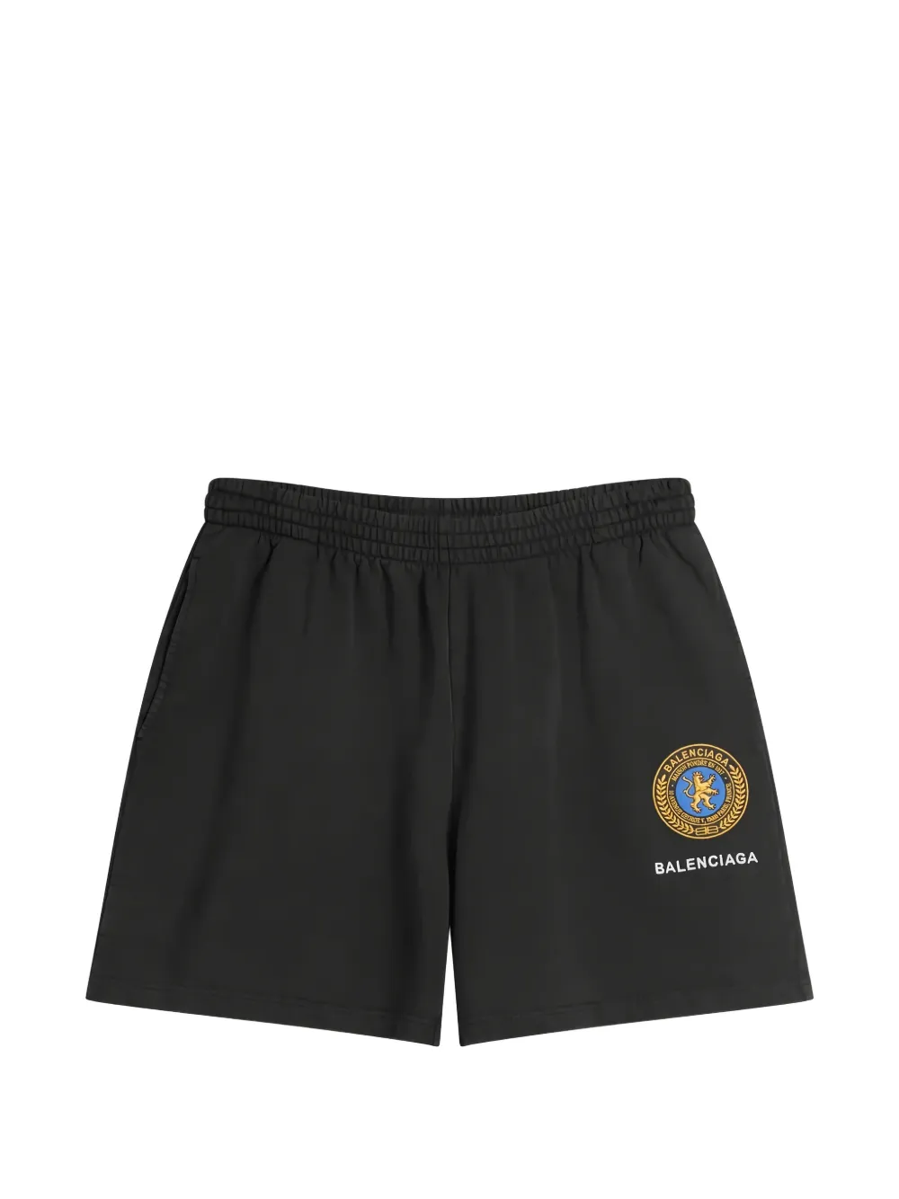 Balenciaga Shorts con logo - Nero