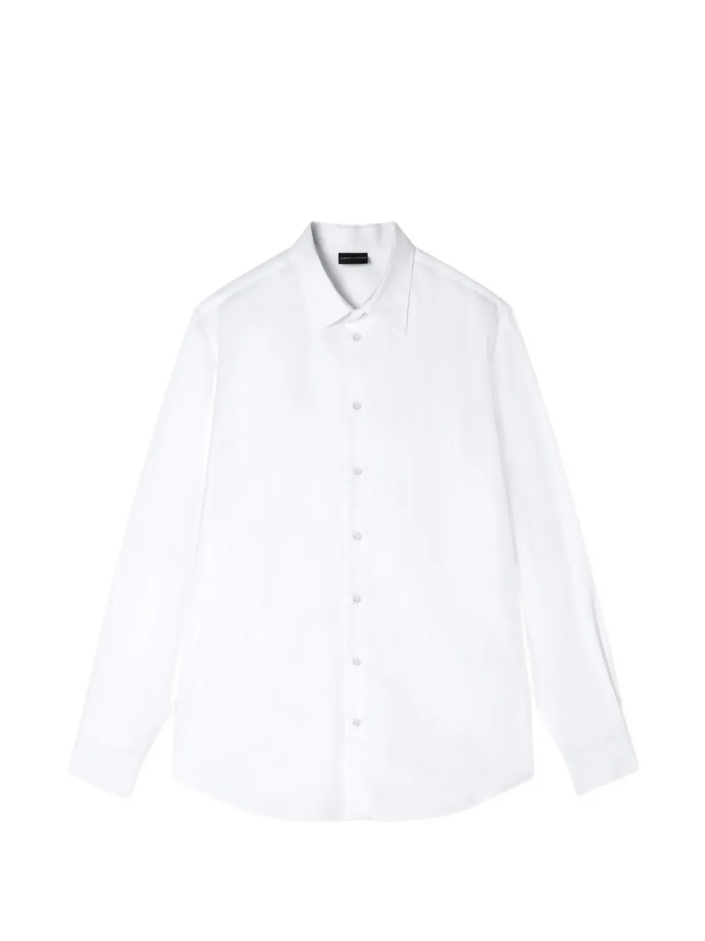 Emporio Armani button long-sleeved shirt - Bianco