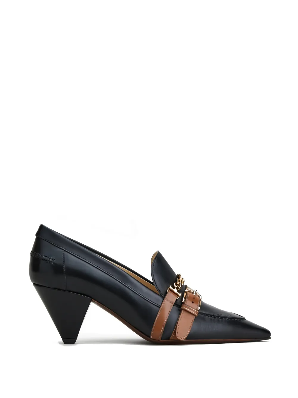 Tod's pointed leather pumps Zwart
