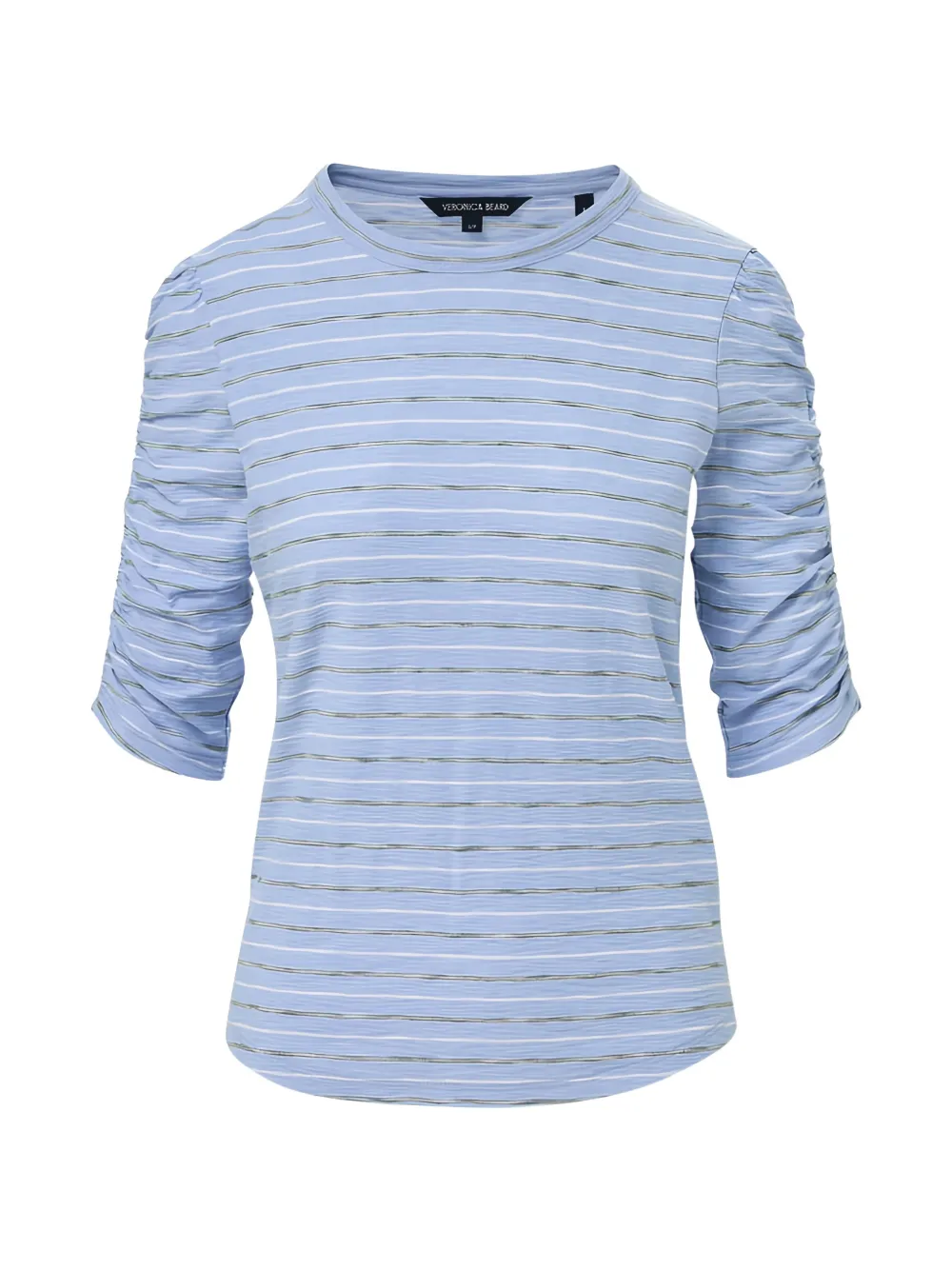 Veronica Beard Waldorf ruched T-shirt - Blu