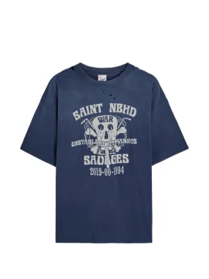 SAINT MXXXXXX graphic-print T-shirt | FARFETCH