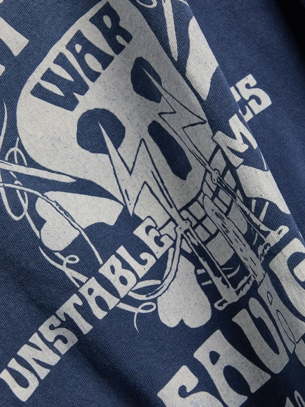 SAINT MXXXXXX x Neighborhood T-shirt met print Blauw