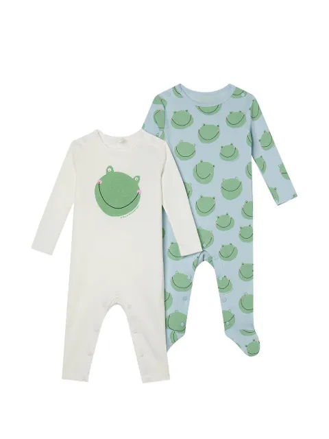 Stella McCartney Kids frog-print babygrow (set of two)