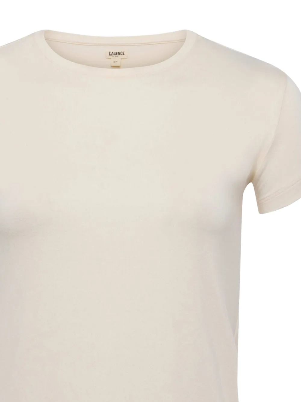  L'agence Ressi Crew-neck T-shirt - Neutrals 