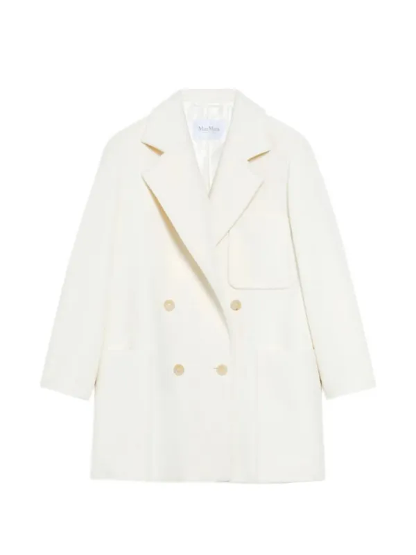 Max Mara Starna ダブルコート | ホワイト | FARFETCH JP
