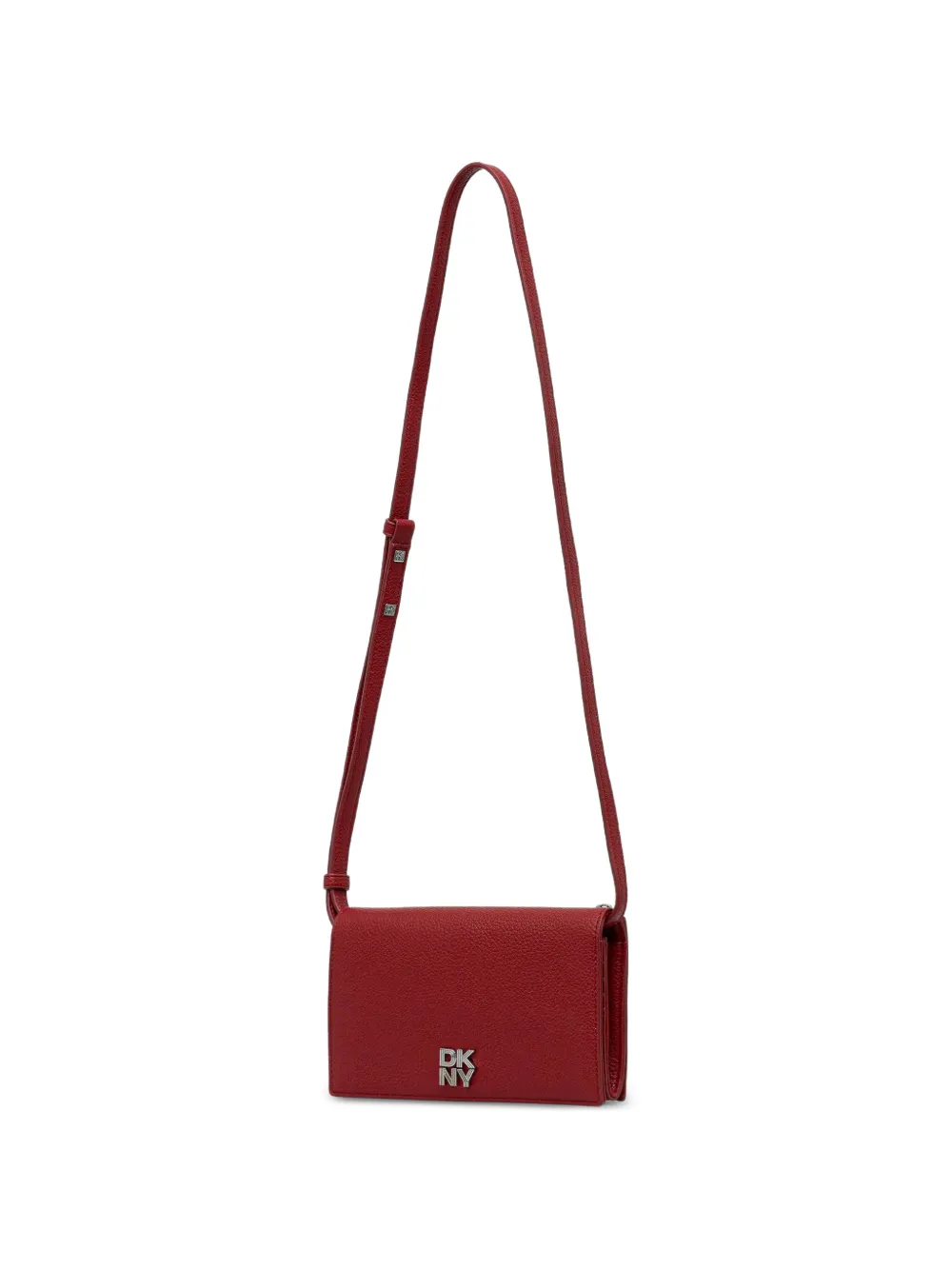  Dkny Logo-plaque Wallet - Red 