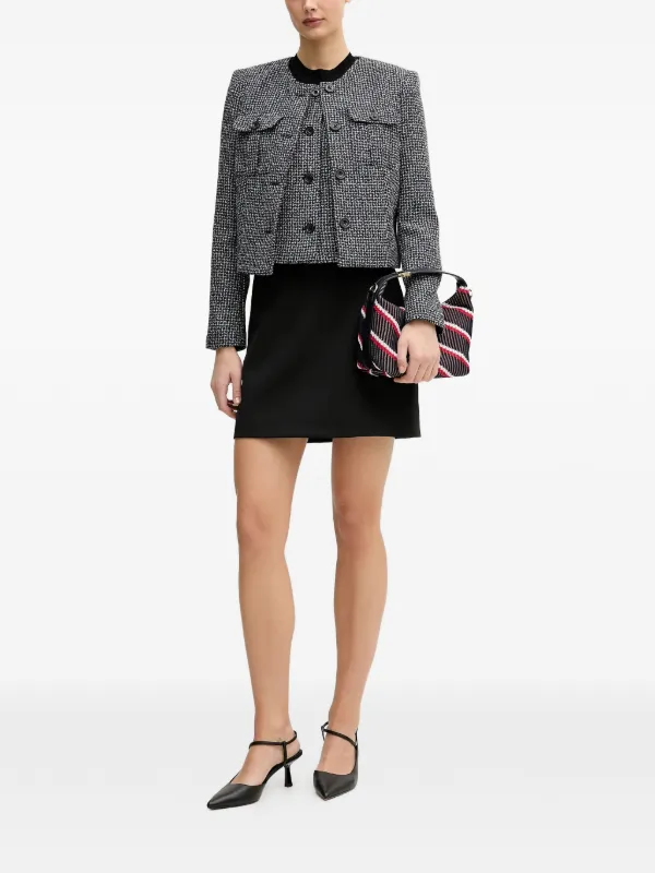 DKNY buttoned-pocket Jacket | Blue | FARFETCH MY