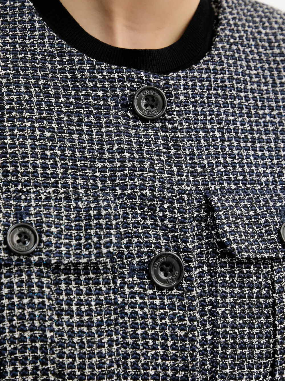 DKNY Jack met zak met knopen Blauw