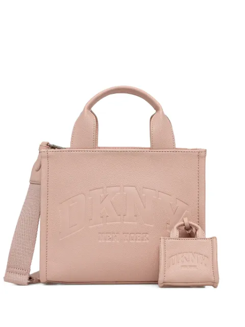 DKNY logo-embossed tote bag